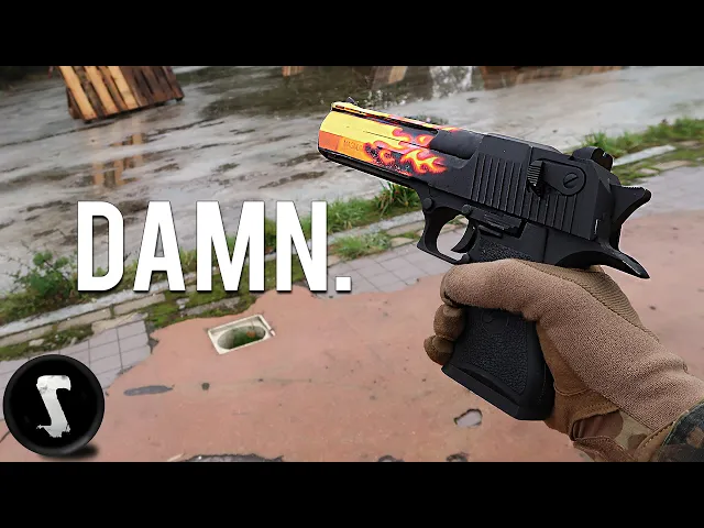 one-tapping airsoft players with real cs: go desert eagle blaze!